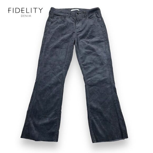 Fidelity Denim - Fidelity Denim Pants Women’s Size 28 Gray Corduroy Pants